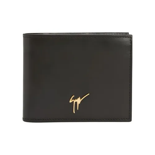 Giuseppe Zanotti GZ Leather Wallet Men's Black