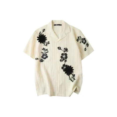 Pin Li Абрикос Мужские Рубашки