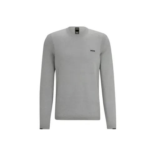 Hugo Boss Серые Мужские Свитера