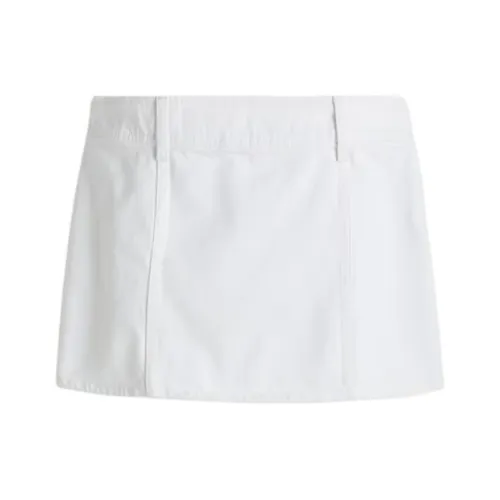 H&M Белые Женские Джинсовые Короткие Юбки