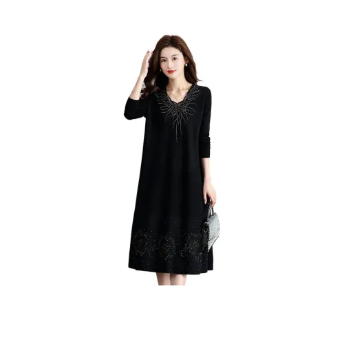 PIERRE CARDIN Длинное платье с длинными рукавами женское