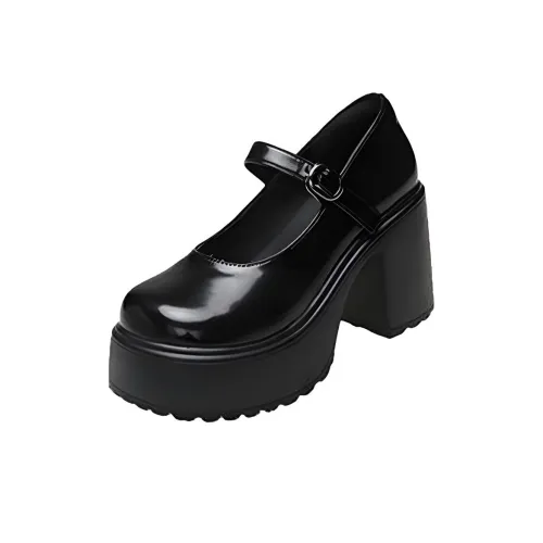 MADALLO Грубый каблук Мэри Джейн Женские туфли