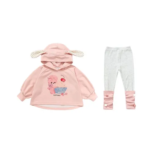 La Cergo Мультяшный с принтом с капюшоном длинный рукав футболка повседневная спортивная одежда для детей