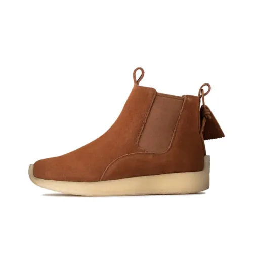 Clarks Originals Radlett Ronnie Fieg Короткий Челси Женские Темная Умбра