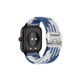 Z Pattern Синий Белый-Парашют Застежка Нейлон Ткань Вязаная Ремешок