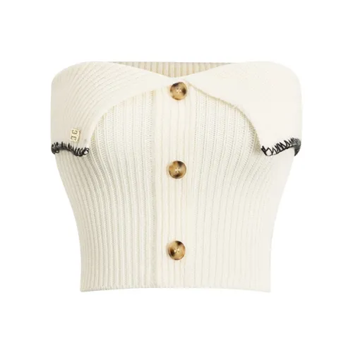 CHILL QIAOER Без бретелей Топ Женский