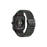 W-Узор Черный Зеленый-Нейлоновая Ткань Вязаная Парашют Пряжка Ремень