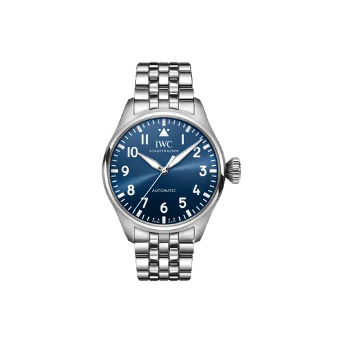 IWC Автоматический Механический Часы Мужской Pilot Collection 43 мм Синий