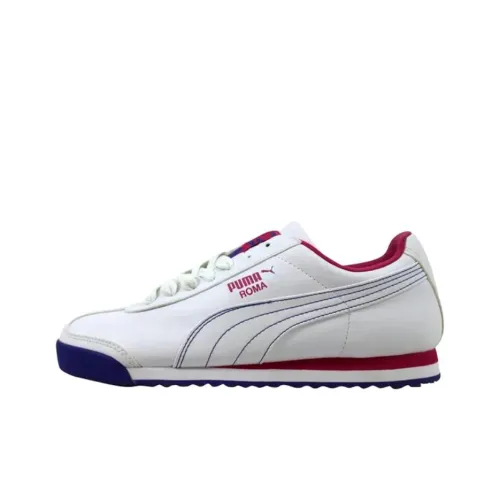 PUMA Roma Базовый Повседневный Обувь Женская Белый Синий