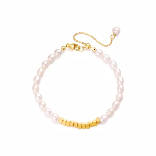 TRPOPO Браслеты с пресноводным жемчугом для женщин