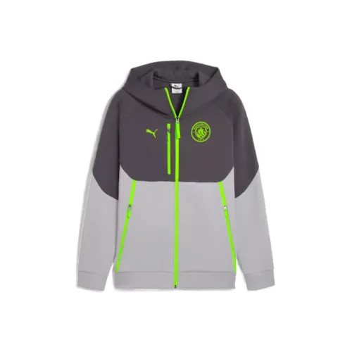 PUMA Manchester City Football Club Толстовка Мужская Серого цвета