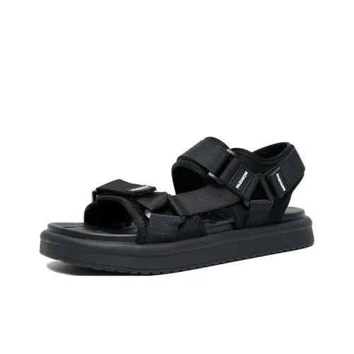 SENJIALUO Пляжные сандалии Мужские Черные