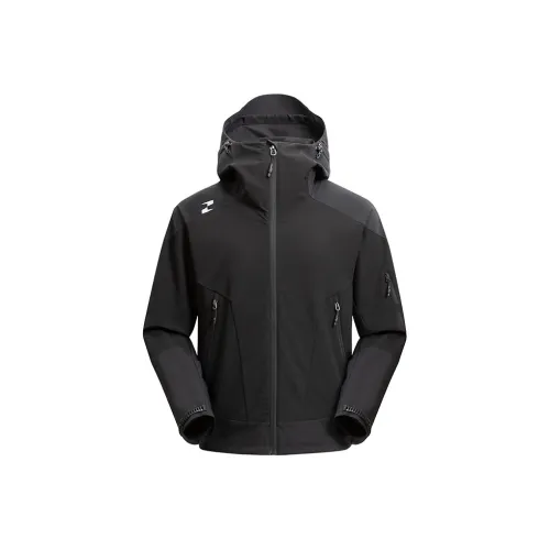TAJEZZO Soft Shell Куртка Мужская Черная
