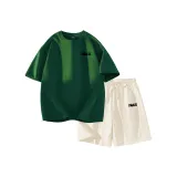 Jasper (Fb Initial Classic Chest Logo) + Milk White (Fb Initial Classic Pants Logo)  
Яшма (Fb Initial Классический Логотип на груди) + Молочный Белый (Fb Initial Классический Логотип на штанах)