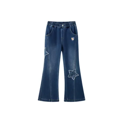 PAW IN PAW Cartoon Bear Расклешенные Джинсы Детские