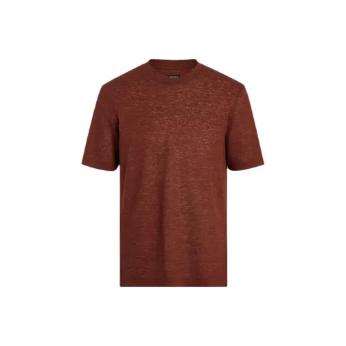 Ermenegildo Zegna Diamond Red Мужские T-рубашки