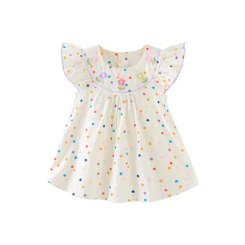 YouQi Гороховый узор Florets Детские Платья