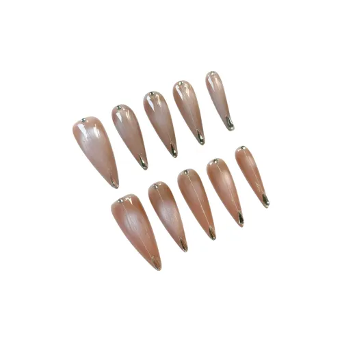 PURUITI Quiet Luxury Collection False Nail Точка Тип Элегантный Телесный Сияние