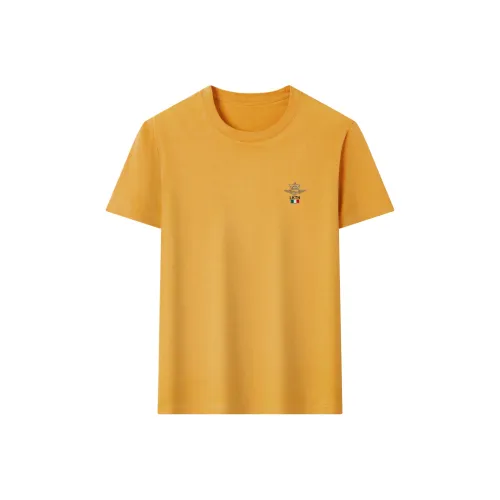 TOUHAOQINGNIAN Желтая Мужская Футболка