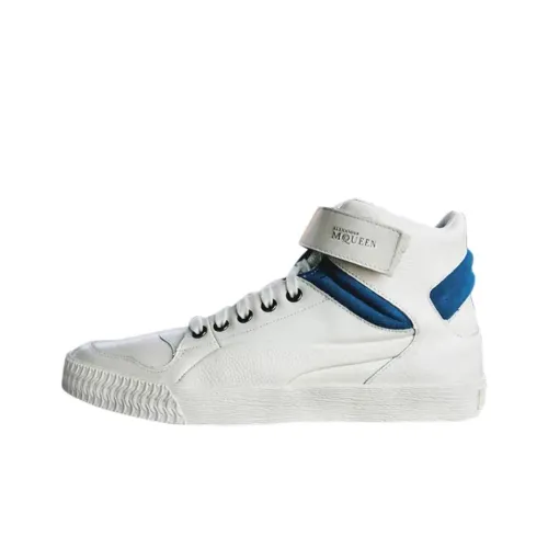 Alexander McQueen X PUMA Street Climb 3 MID Топ Скейтборд Кроссовки Мужской Белый