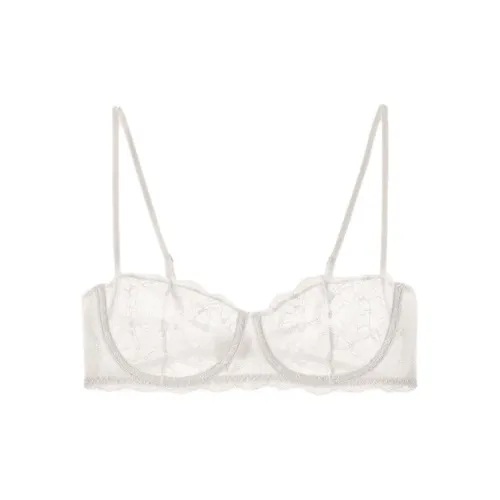 ZARA Устричный белый Женские Бюстгальтеры