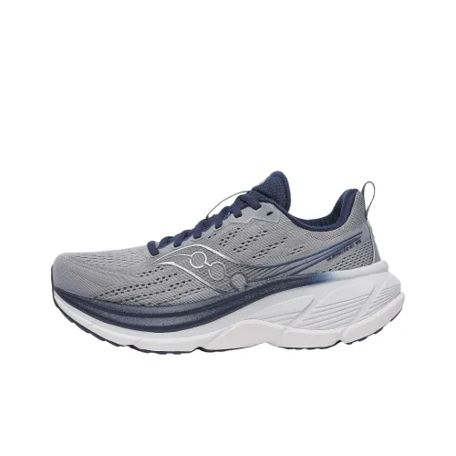 Saucony Hurricane 25 Дышащие Поддерживающие Беговые Кроссовки Унисекс Серый Синий