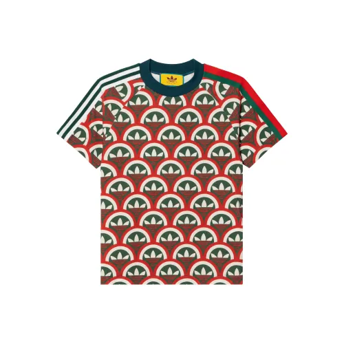 GUCCI X ADIDAS GUCCI X ADIDAS Collaboration Т-рубашка Унисекс Красный