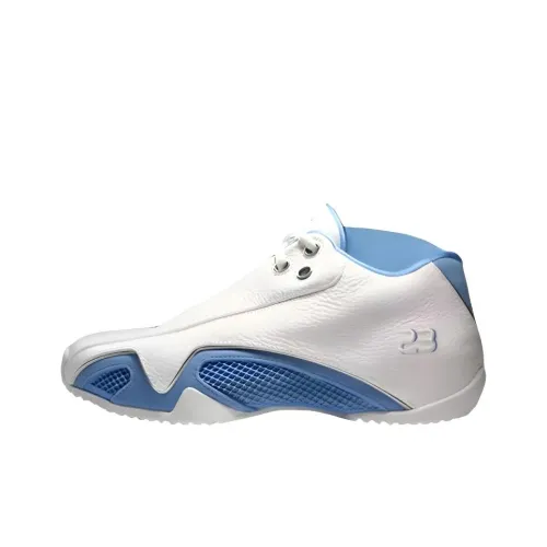 Jordan Air Джордан 21 MID Топ Детские Баскетбольные Кроссовки Сине-Белые Подростковые