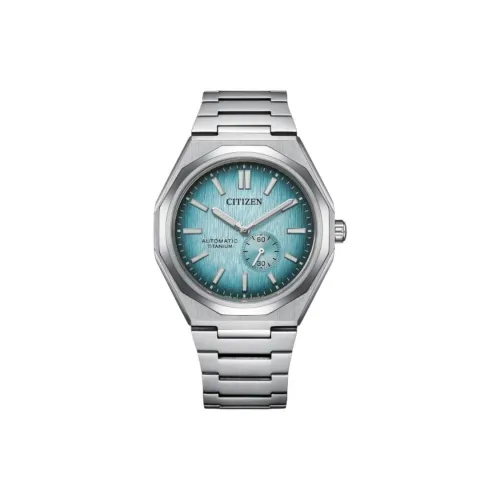 CITIZEN Mechanical Watch Series Автоматический механический механизм Титан Ремень Часы 40,5 мм Унисекс Синий циферблат
