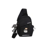 Чёрный с подвеской в виде лягушки