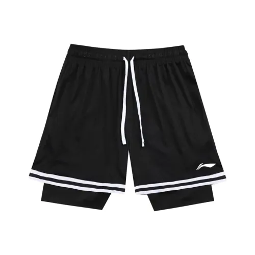 LINING Basketball Collection Черные Мужские Повседневные Шорты