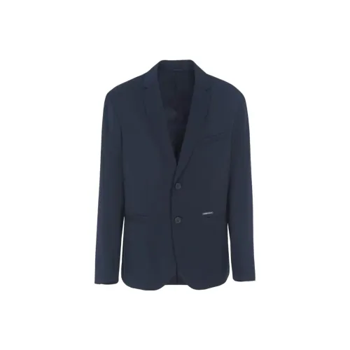 ARMANI EXCHANGE FW23 Бизнес-костюм Куртка Мужская Морской Синий