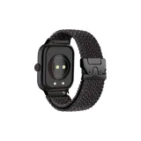 Звездно-черный - Парашютная лента, ремешок из нейлоновой ткани, вязаный ремешок