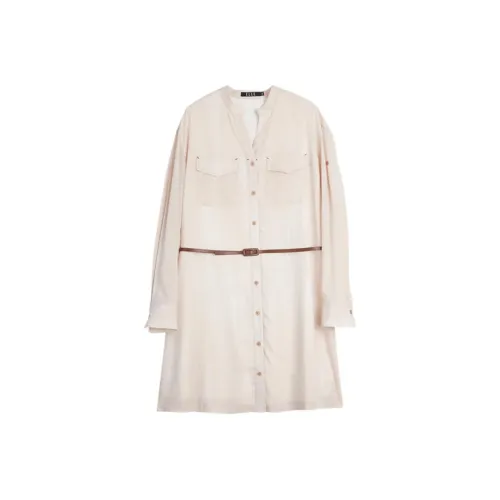 ELLE Длинное платье с длинными рукавами женское