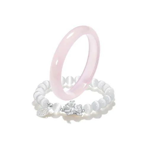 SUIYUEJINGHAO Стекло Кошачий глаз Браслеты Унисекс