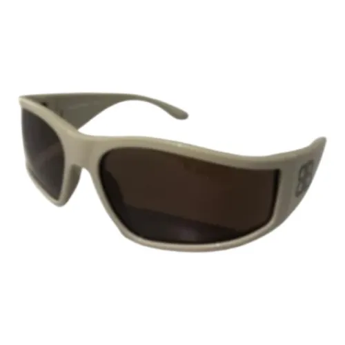 Balenciaga Нерегулярная форма Солнцезащитные очки Женские Кофе