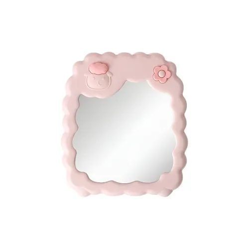 Stubborn Милый Овца Зеркало для макияжа Складной Дормиторный Косметика Макияж Стол Портативный Мультяшный Зеркало для макияжа