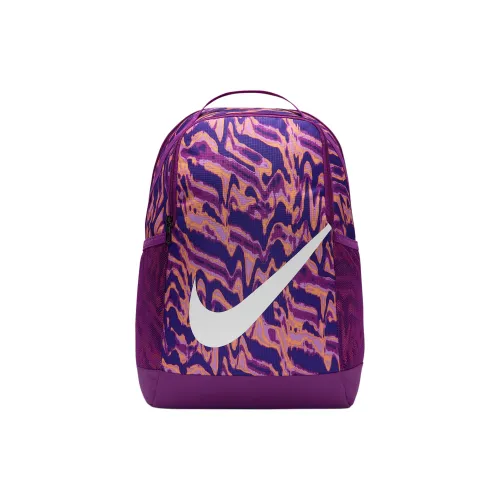 Nike Brasilia Полиэстер Рюкзак Детский Фиолетовый