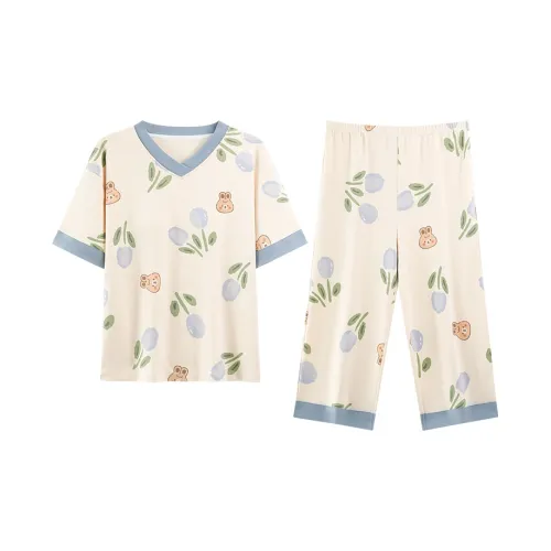 Montagut Белый Женские Пижамные Комплекты