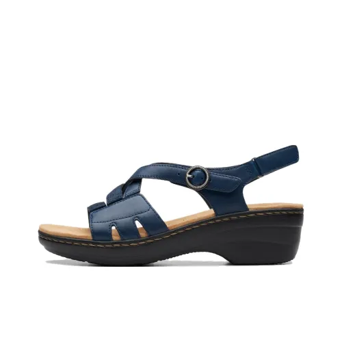 Clarks Merliah Bonita с одним ремешком сандалии женские синие