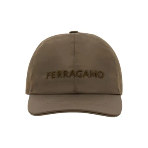 FERRAGAMO Полиамидные кепки Мужские Коричневые