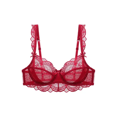 DPLAY SWEET Вишнево-красный Женские Бюстгальтеры