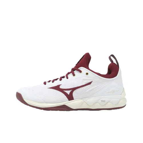 Mizuno Wave Luminous 2 Дышащие Кроссовки для тренировок с поддержкой Мужские Белый Красный