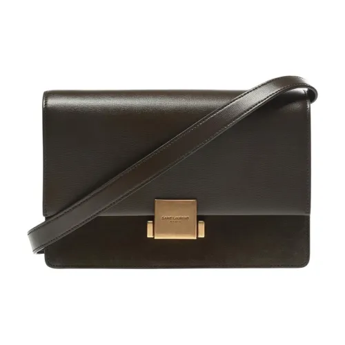 SAINT LAURENT Металлический компонент Сумка через плечо Сумка на плечо Женская Хаки зеленый