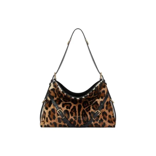 Givenchy Voyou Овчина Портативная Сумка через плечо Сумка на плечо Средняя Женская с леопардовым принтом