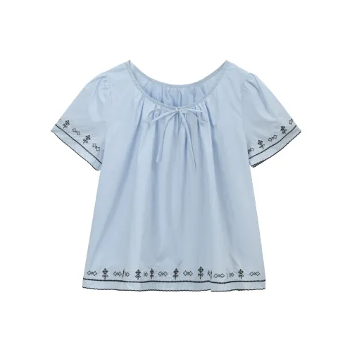 MISHOW Рубашка Женская Ocean Ice Синий Lemon