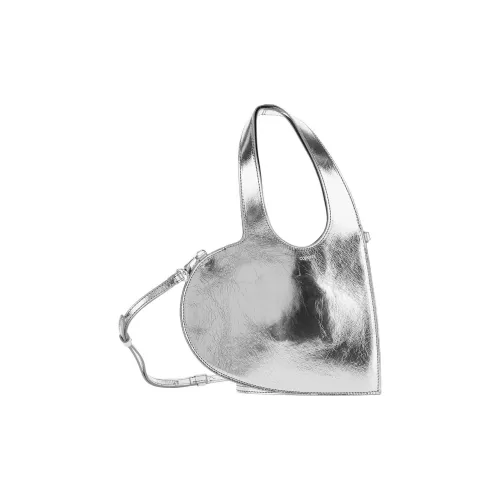 COPERNI Бренд Буква Этикетка Одно Плечо Сумка Мини Женская Серебряный