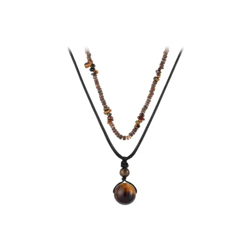 D.K.X Цвет кокосовой скорлупы Ожерелья Мужской