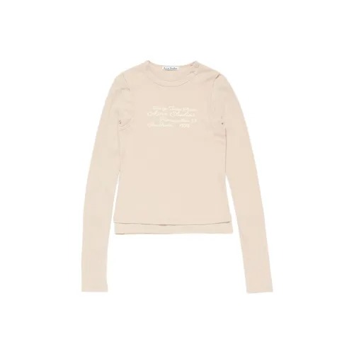 ACNE STUDIOS T-рубашка женская Oats бежевый