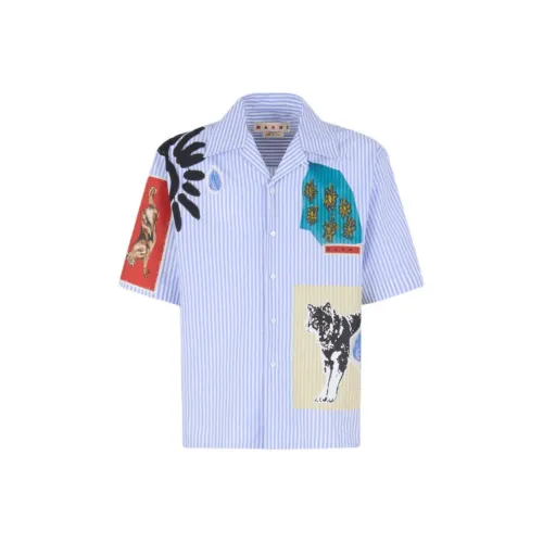 MARNI x SLAWN SOLDIER FW25 Рубашка Мужская